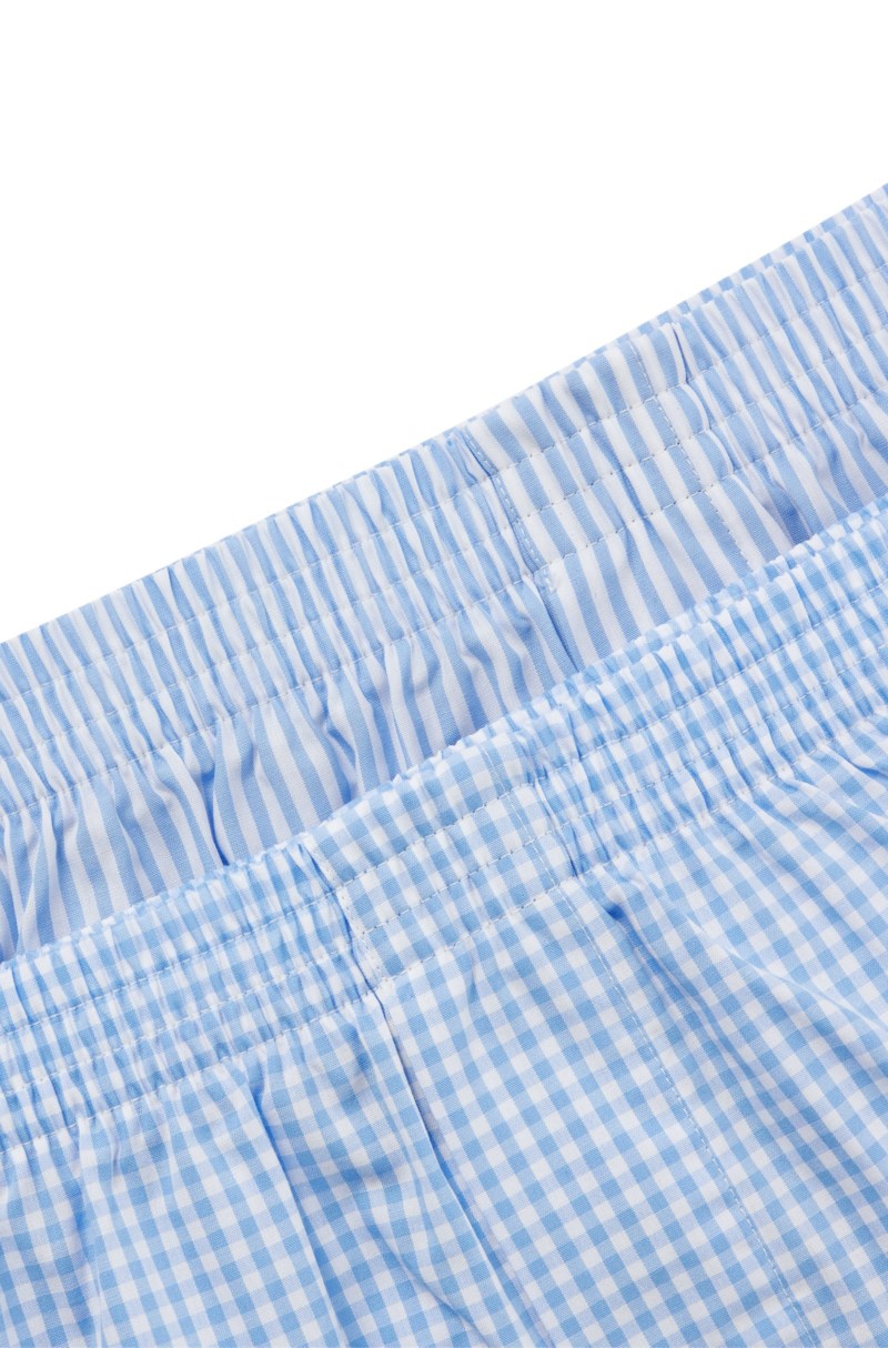 Pyjamashorts cw 2-pack light blue 2
