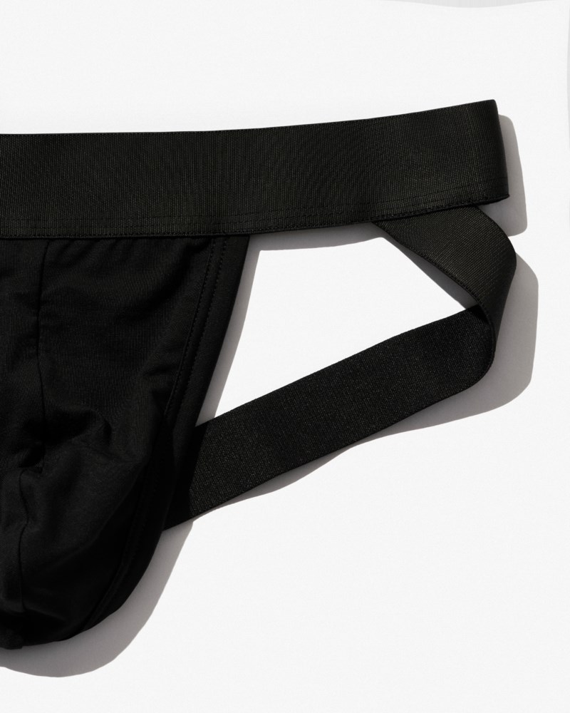 Jock strap logo waist black 2