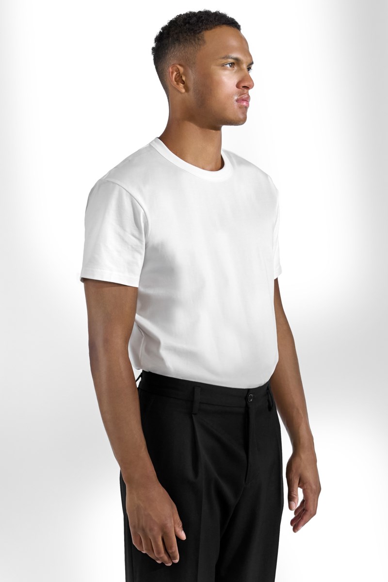 Bread&Boxers T-shirt crew neck pima herr – bild 4
