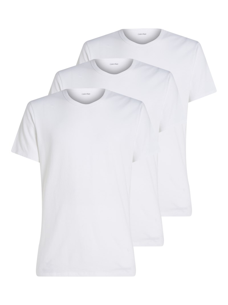 T-shirt lounge crew neck 3-pack black 1