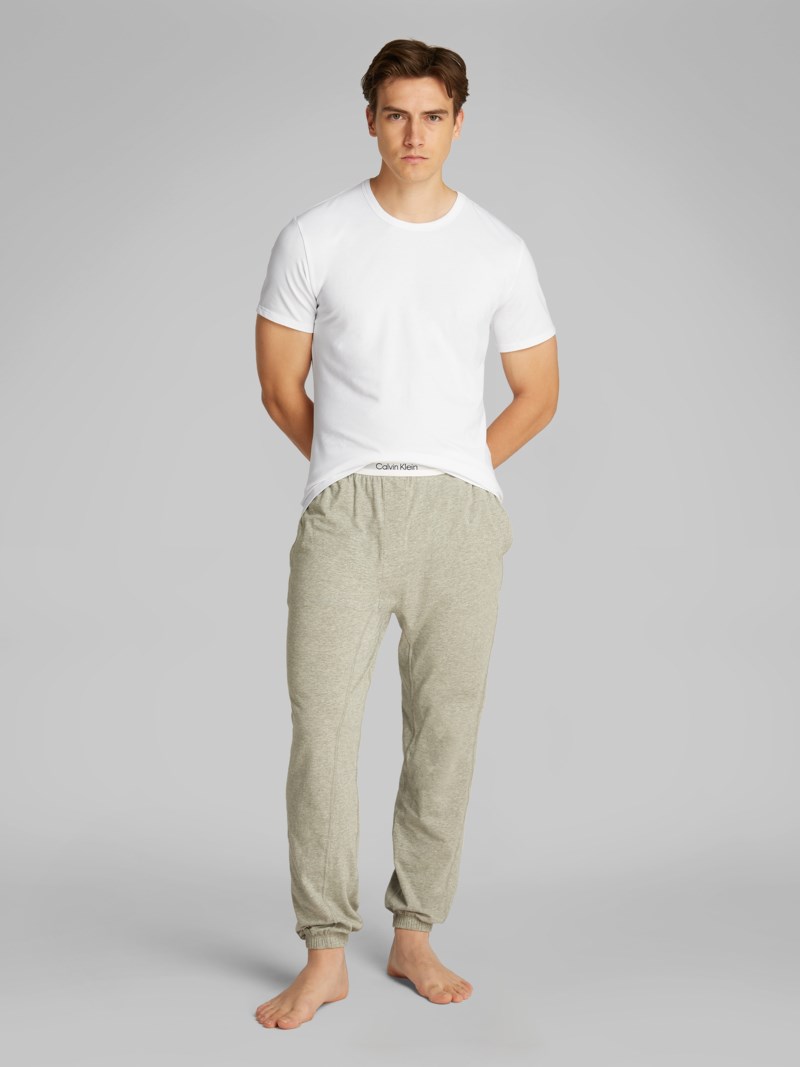 T-shirt lounge crew neck 3-pack black 2