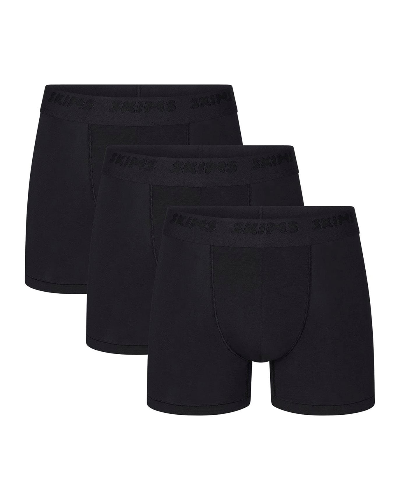 Okim Brief SKIMS - Stretch mens 3 inch boxer brief 3-pack obsidian | NK