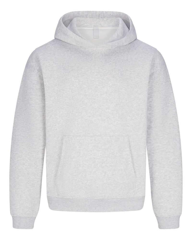 Hoodie fleece lounge light heather grey