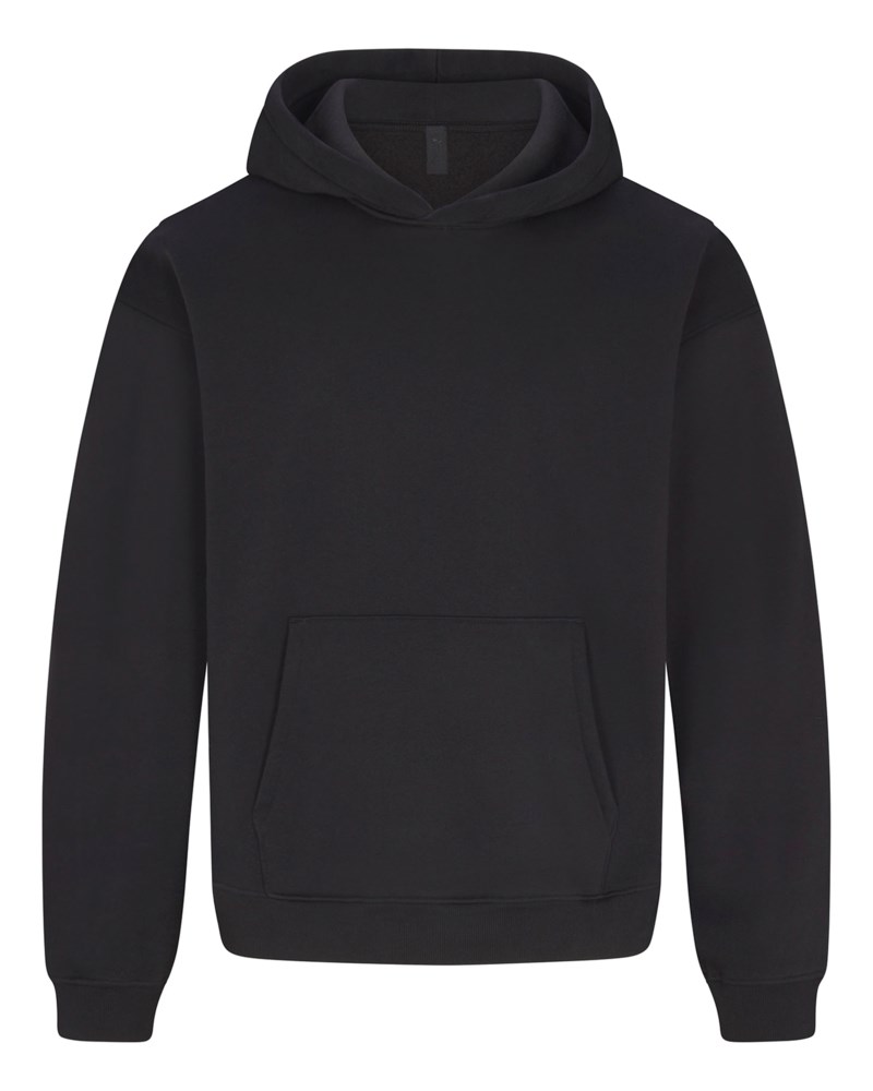 Hoodie fleece lounge light heather grey 1