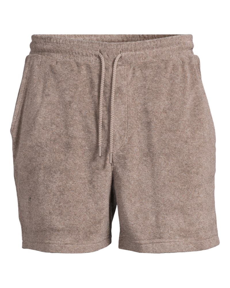 Shorts toweling pool taupe melange 1