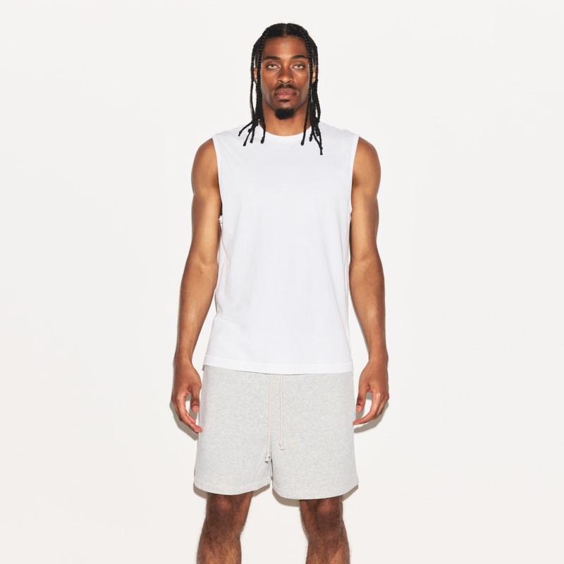 SKIMS T-shirt cotton sleeveless dam – bild 2