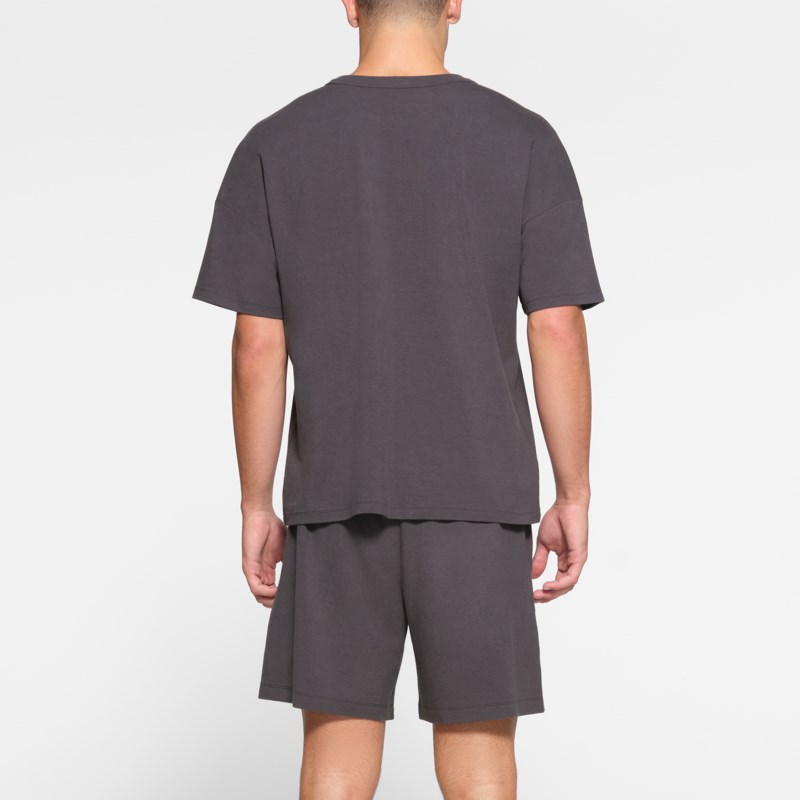T-shirt jersey lounge relaxed ash 4