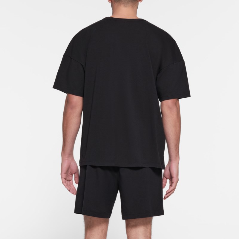 T-shirt jersey lounge relaxed ash 4