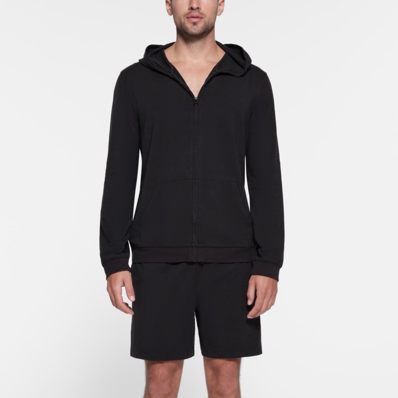 SKIMS Hoodie jersey lounge zip up herr – bild 2