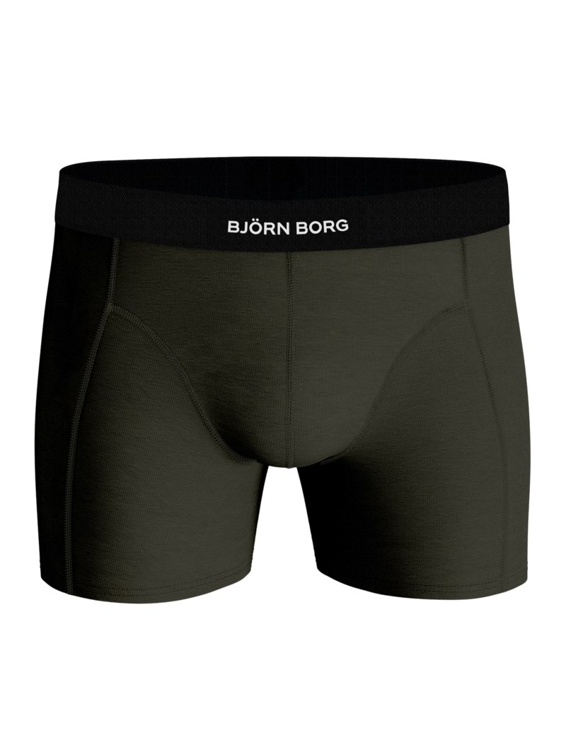 Kalsong stretch boxer 3-pack black/ green 5