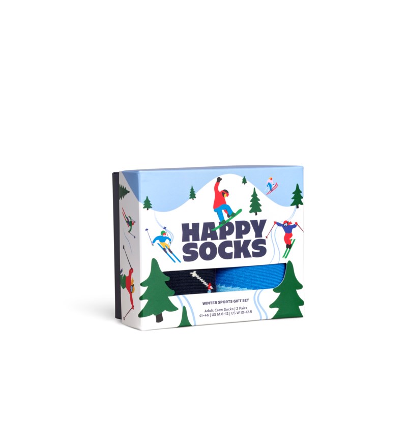 Happy Socks Strumpor winter sports 2-pack herr – bild 5