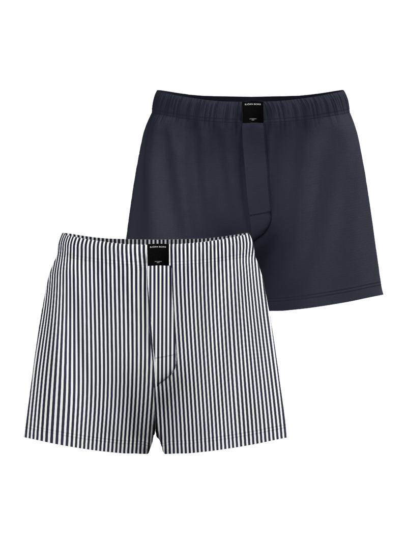 2-pack cotton stretch woven boxer shorts