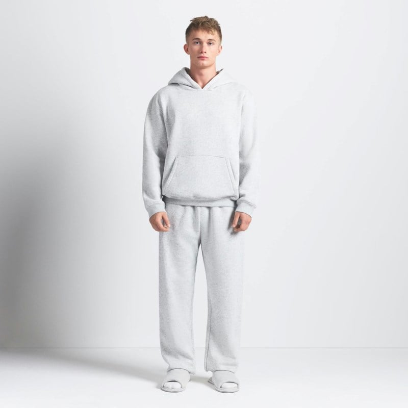 SKIMS Fleece lounge mens relaxed hoodie herr – bild 2