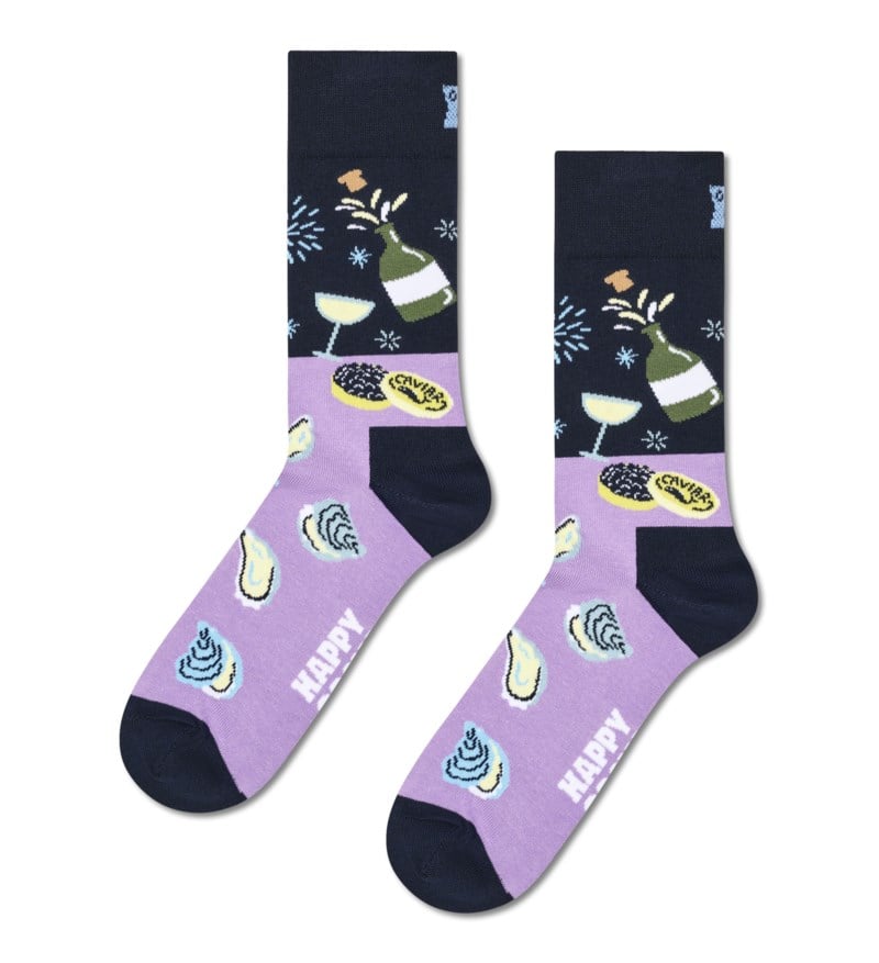 Happy Socks 3-pack strumpor oyster dinner gift set herr – bild 6