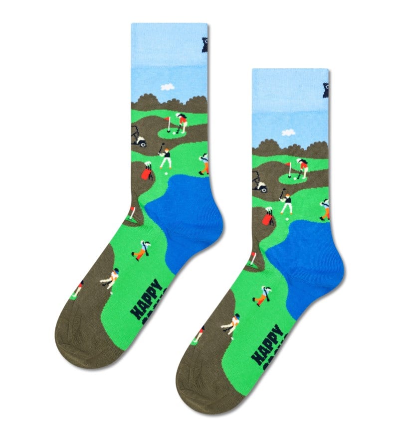 Happy Socks 3-pack strumpor golf cart gift set herr – bild 4