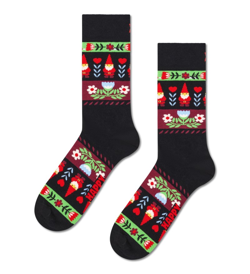 Happy Socks 3-pack strumpor holiday gnomes gift set herr – bild 6