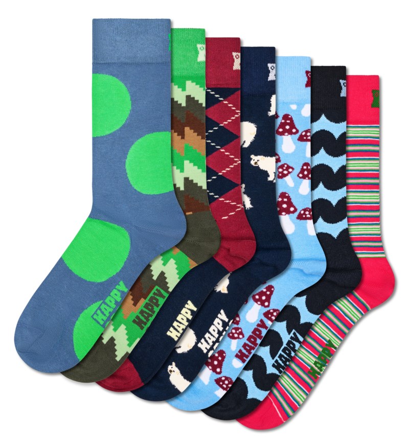 Happy Socks 7-pack strumpor seven days gift set herr – bild 3