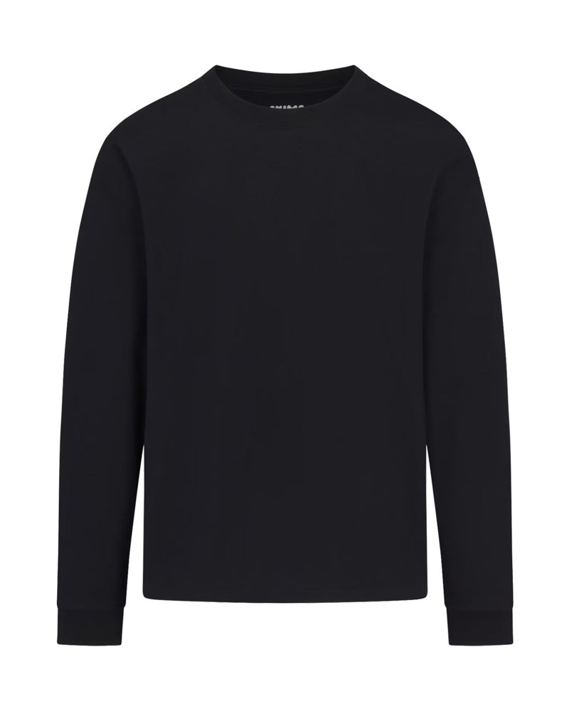 Heavyweight cotton relaxed long sleeve t-shirt