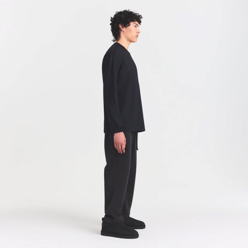SKIMS Heavyweight cotton relaxed long sleeve t-shirt herr – bild 3