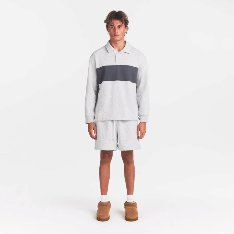 SKIMS Fleece lounge rugby polo pyjamas & nattlinnen herr – bild 2