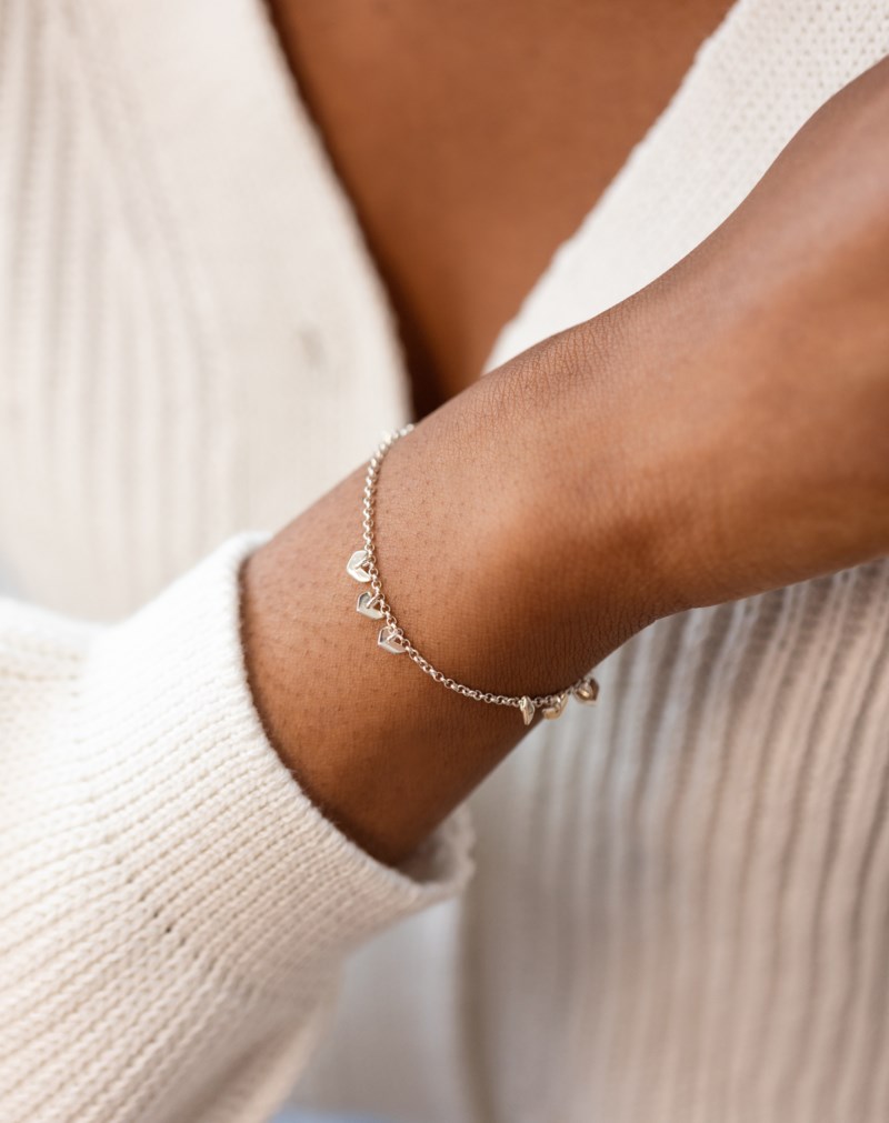Armband layers bianca silver 3
