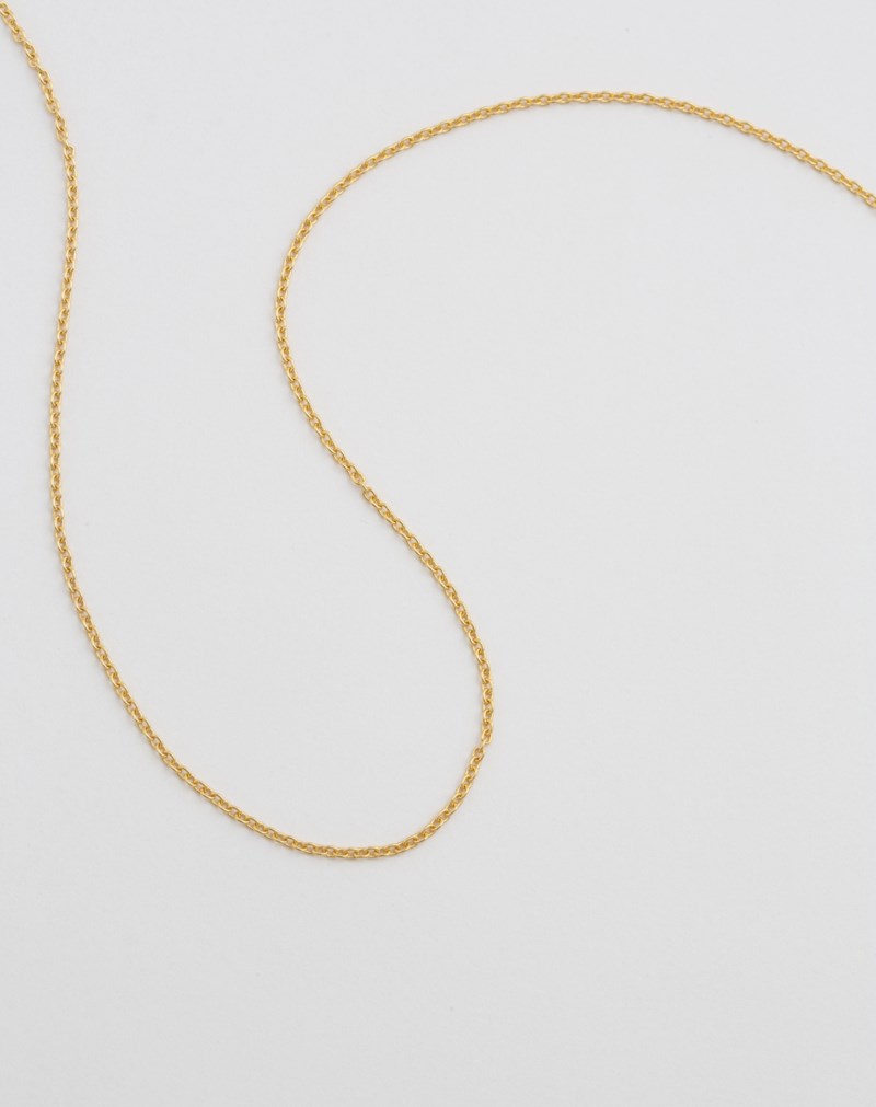 Halsband beloved short oval chain gold 2