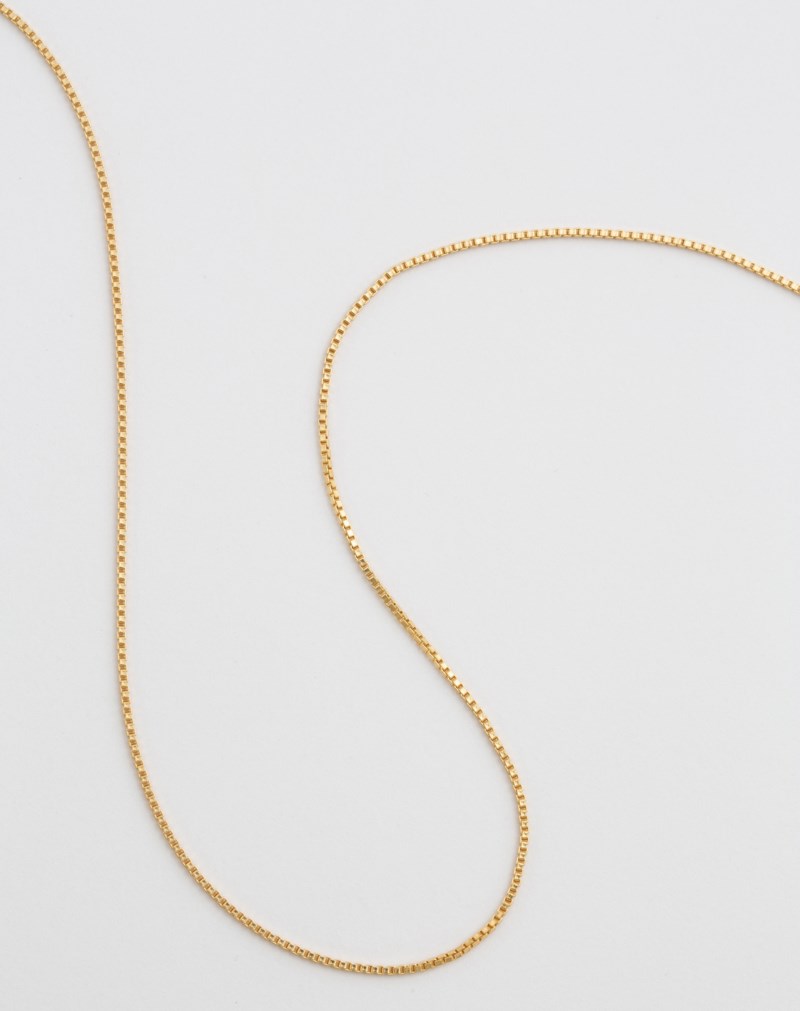 Halsband beloved long box chain gold 2