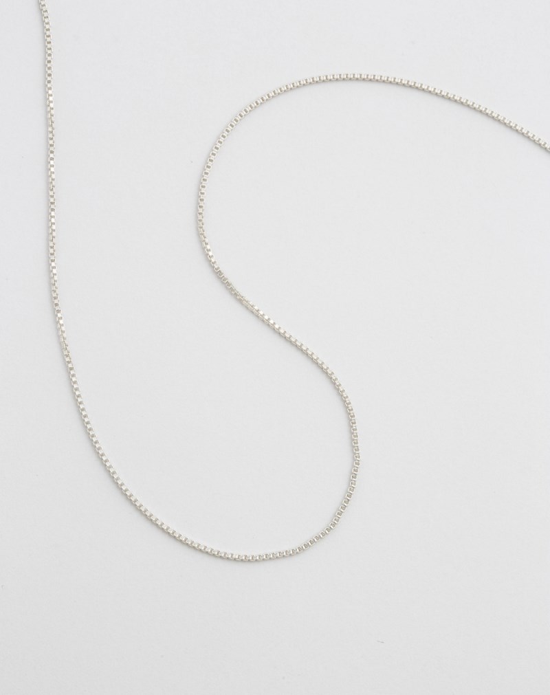 Halsband beloved short box chain silver 3