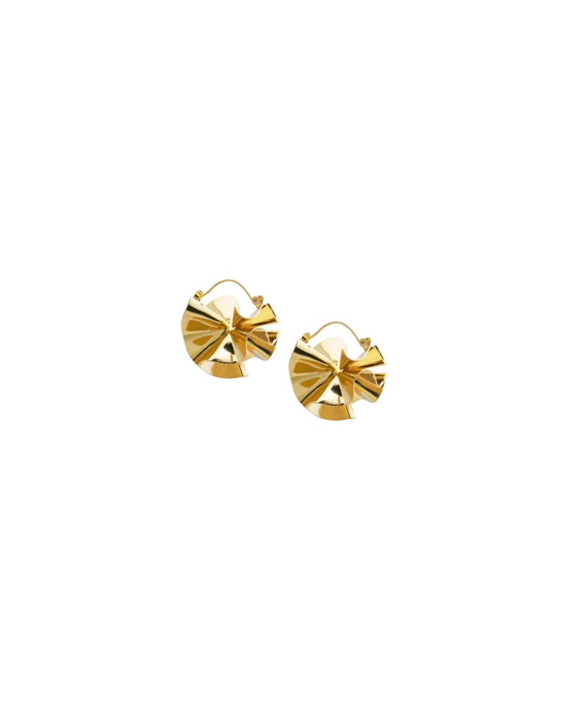 Örhängen hedvig deco hoops guld 1