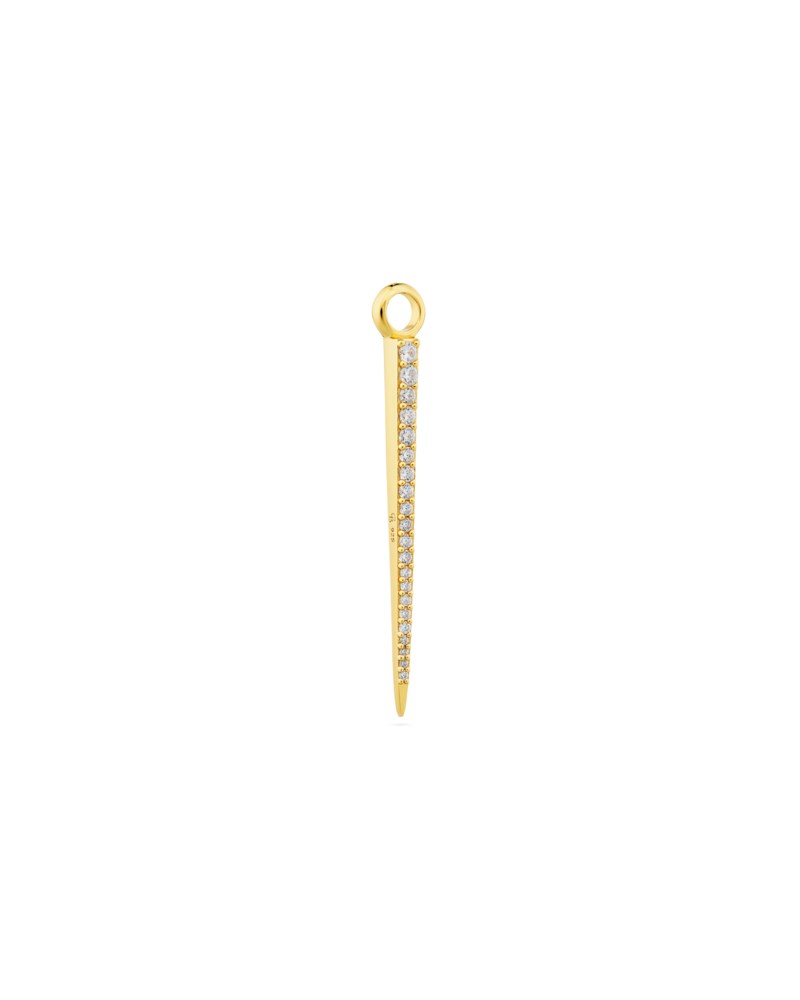 Hänge signature spike pendant rock crystal guld 1