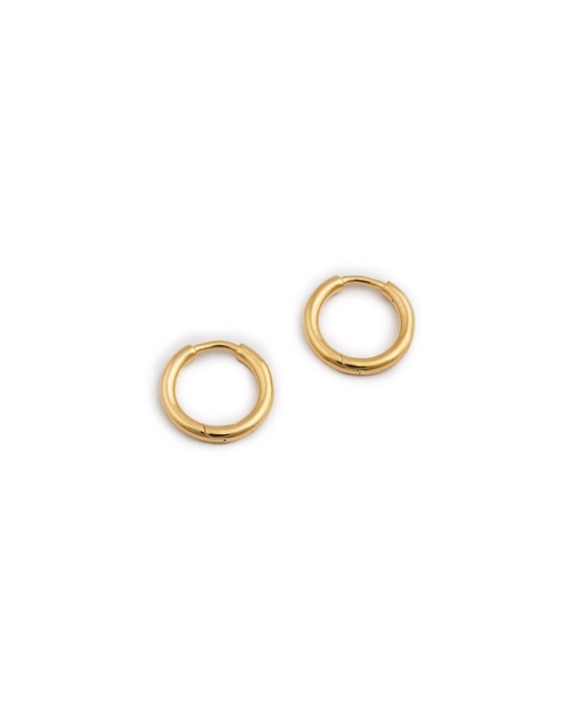 Örhänge love small hoops gold 1