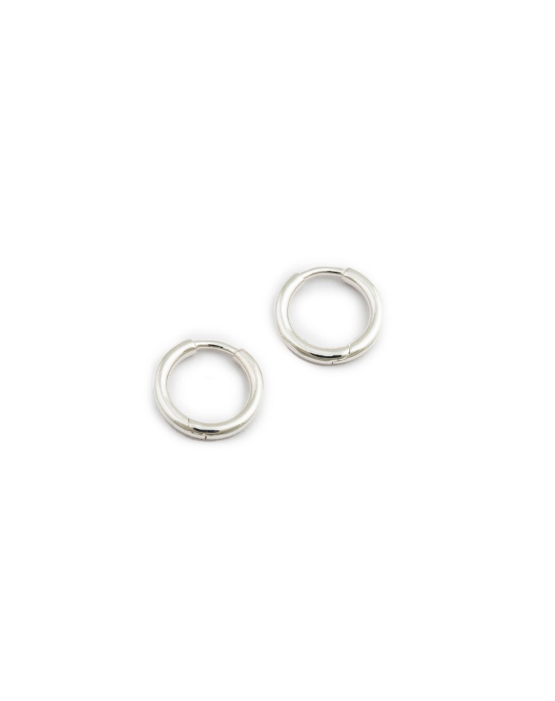 Örhänge love small hoops silver 1