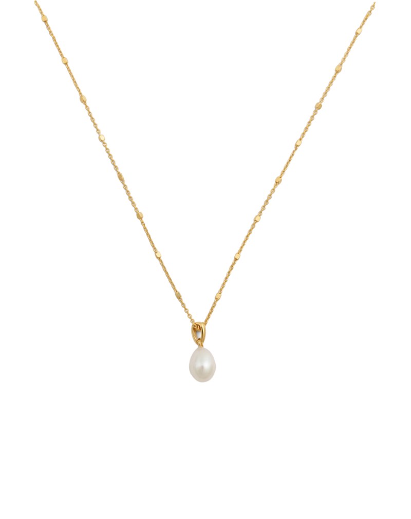 Halsband treasure single pearl gold 1
