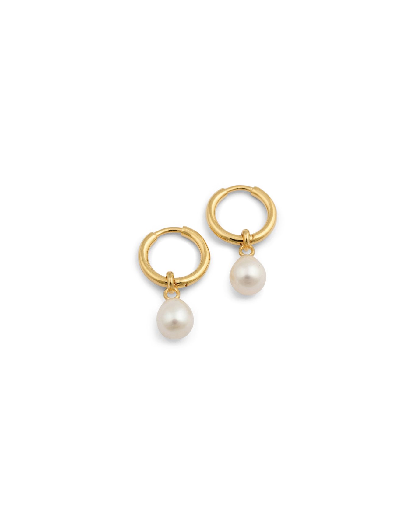 Syster P rh nge Treasure Pearl Hoops Gold NK syster-p-rh-nge-treasure-pearl-hoops-gold-nk
