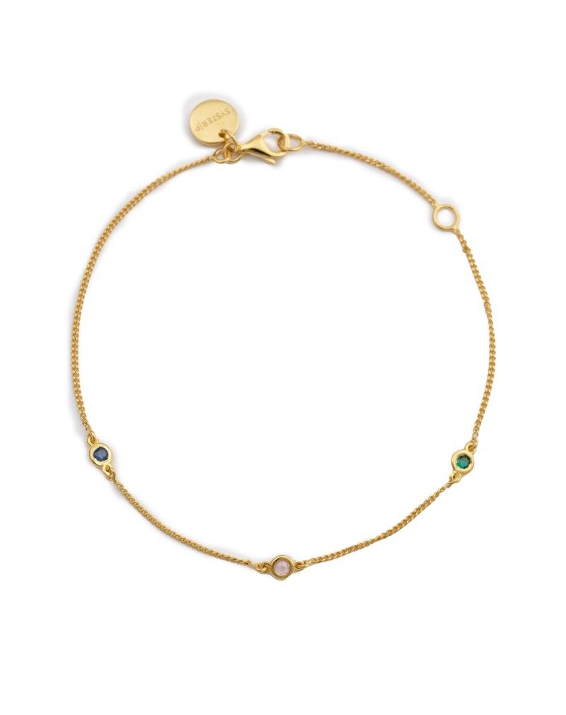 Armband treasure shimmer multi gold 1