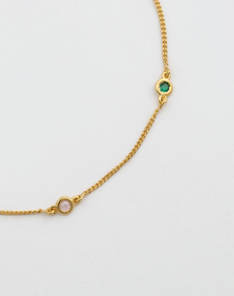 Armband treasure shimmer multi gold 2