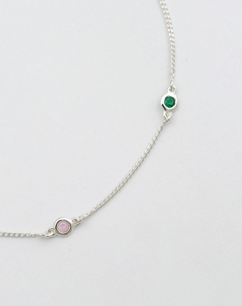 Armband treasure shimmer multi silver 2