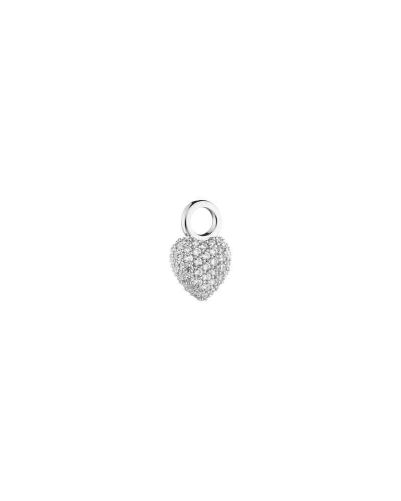 Hänge signature eternal heart mini pendant rock crystal silver 1