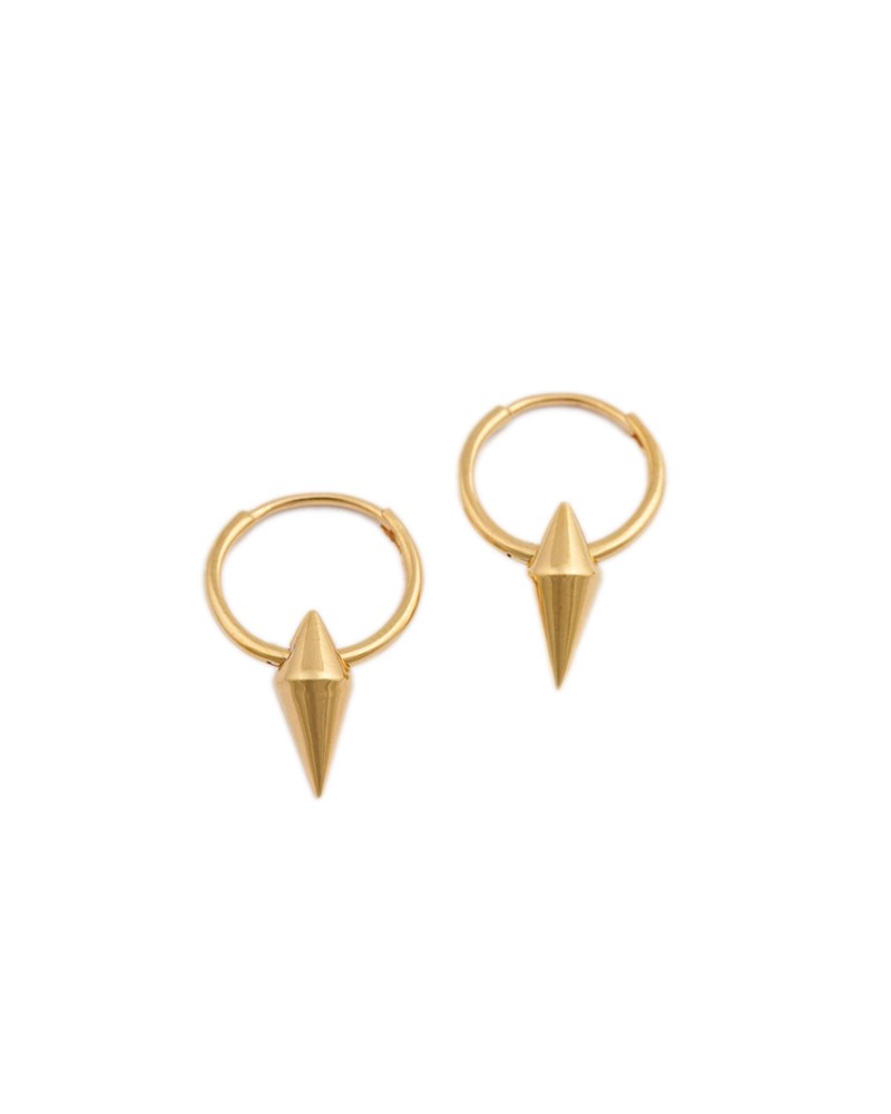 Örhänge harvey single spike gold 1