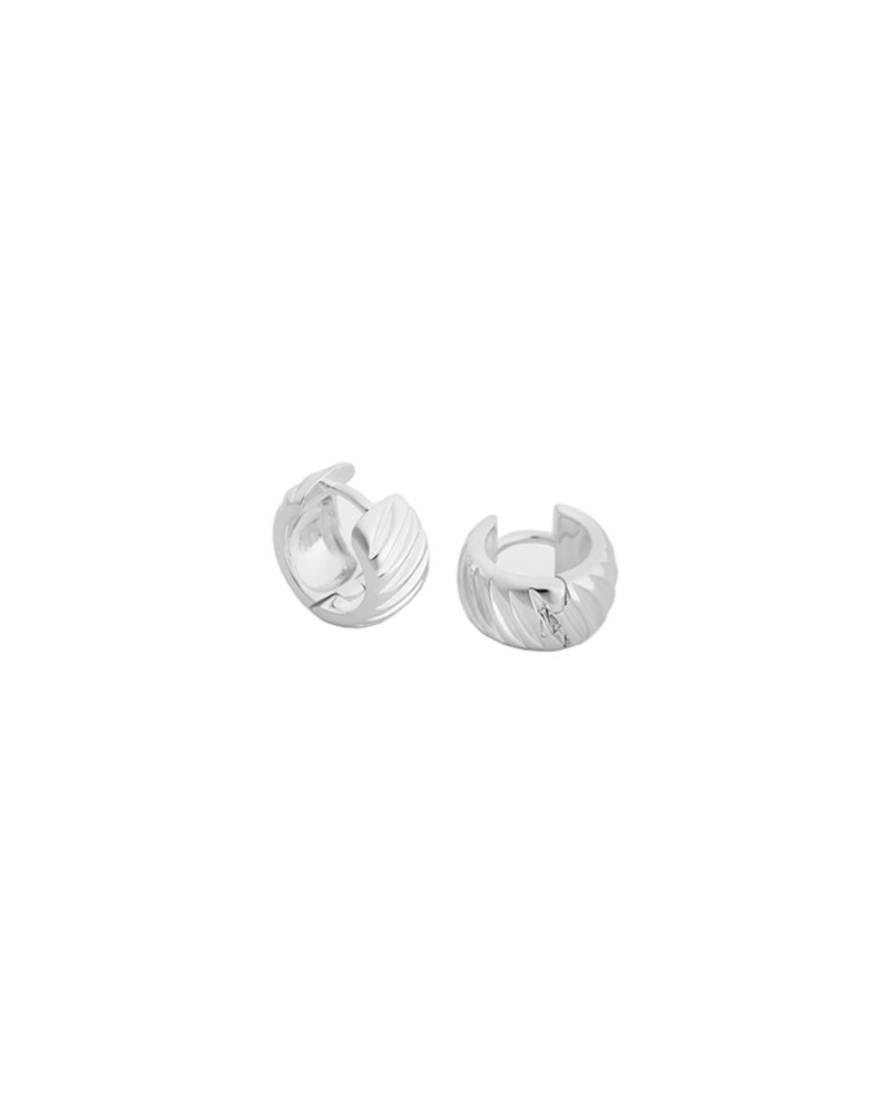 Örhänge la la love plain silver 1