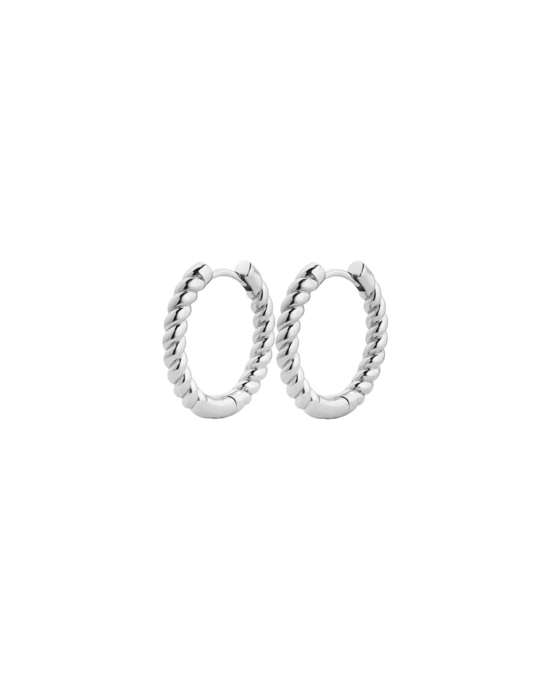 Örhängen timeless spin hoops silver 1
