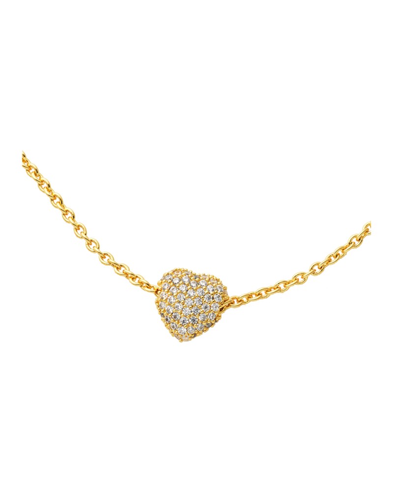Halsband timeless eternal love necklace rock crystal guld 1