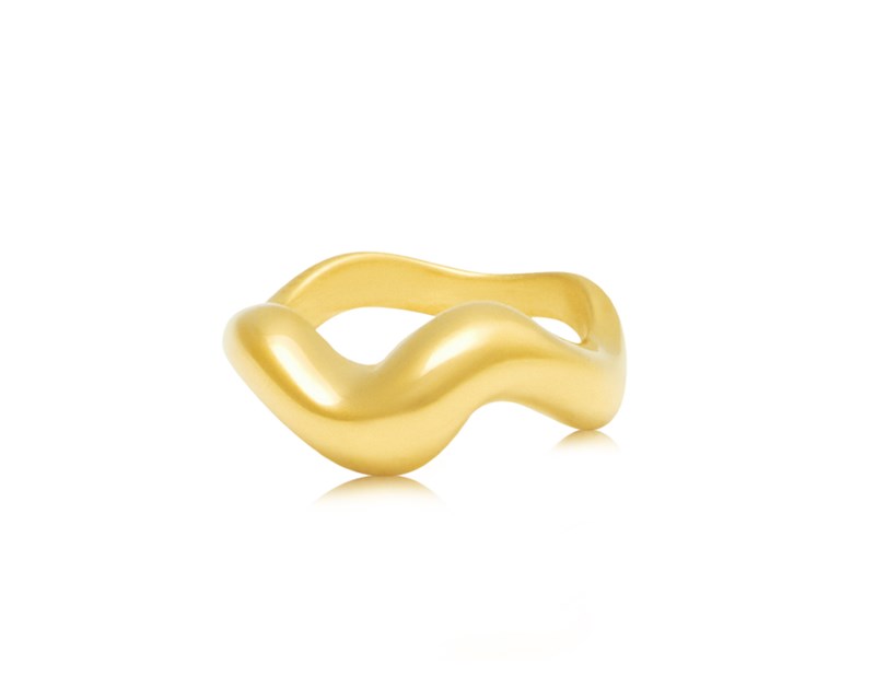 Ring aurea` polished silver 1