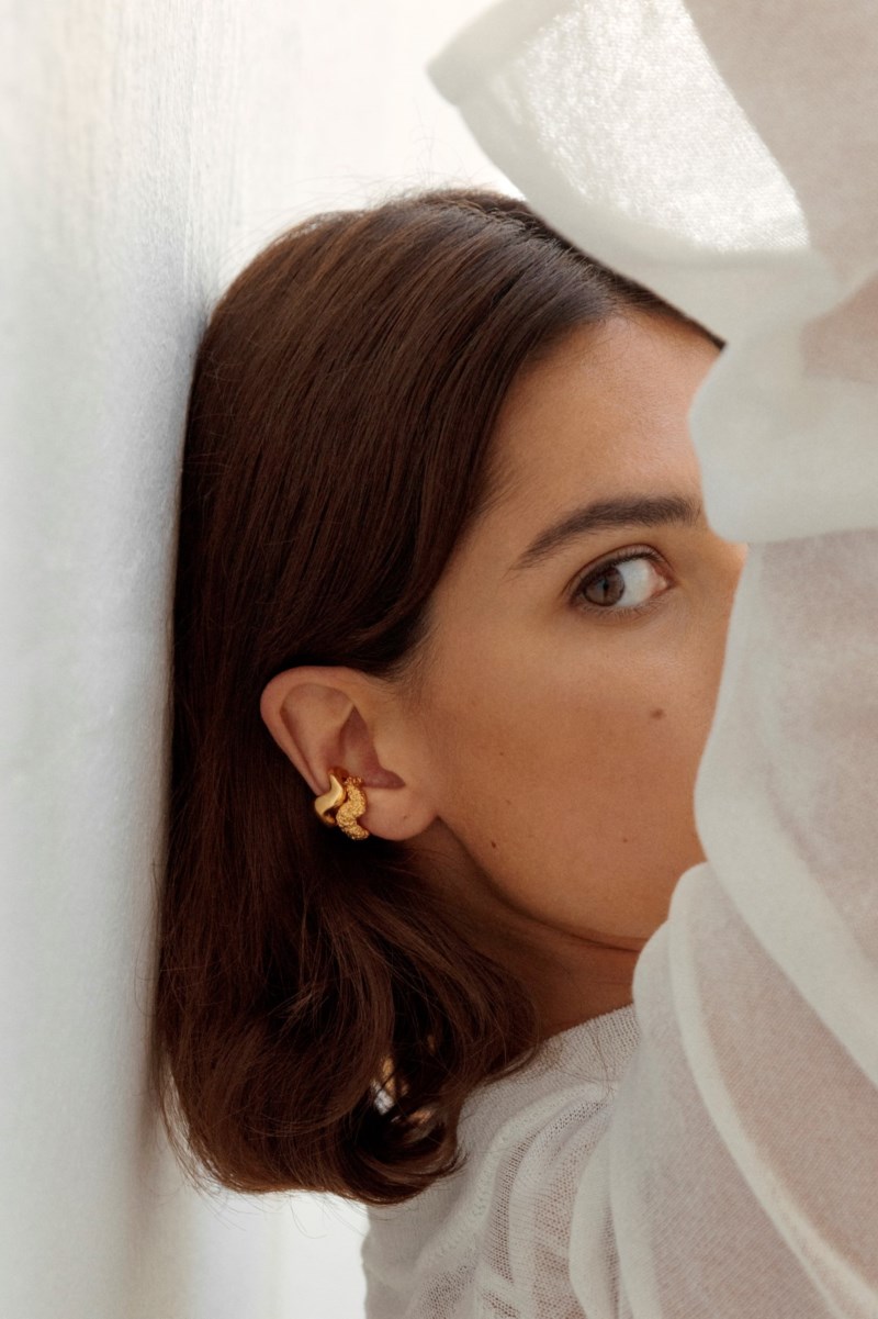Ear cuff aurea` guld 5