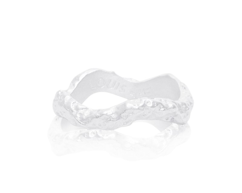 Ring aurea` thin silver 1