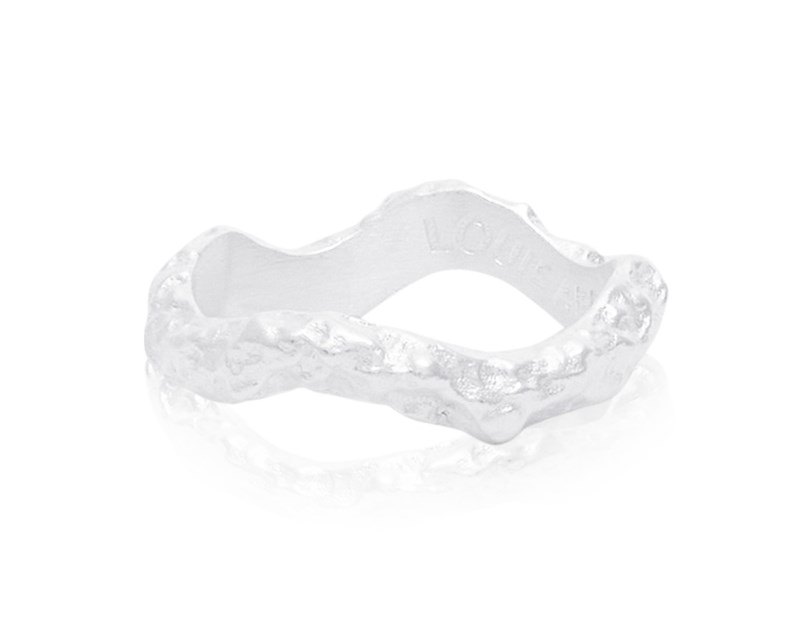 Ring aurea` thin silver 3