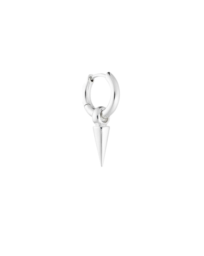 Örhänge juno single hoop silver 1
