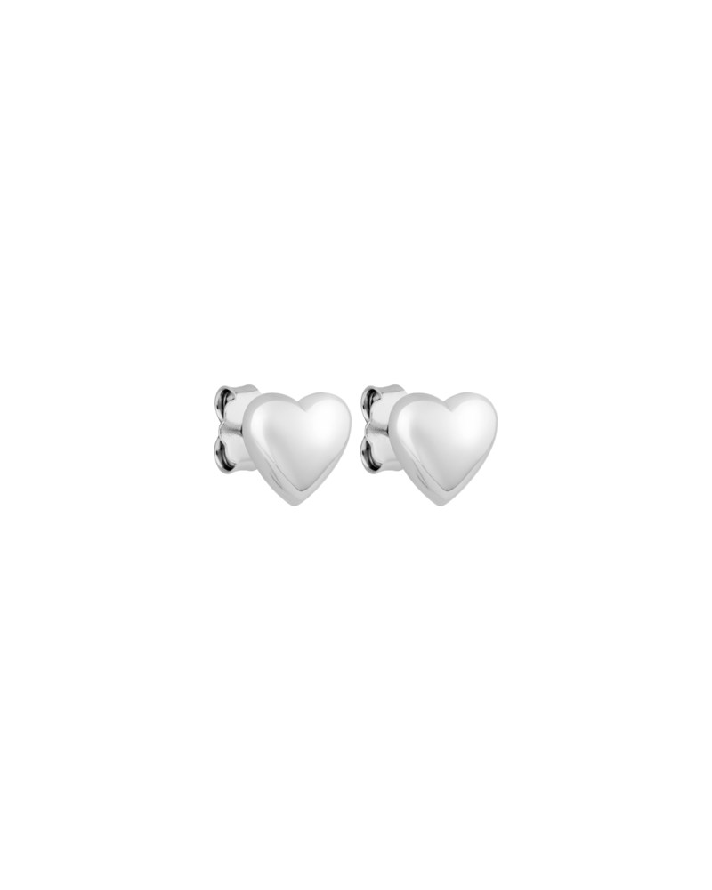 Örhängen signature petite heart studs silver 1