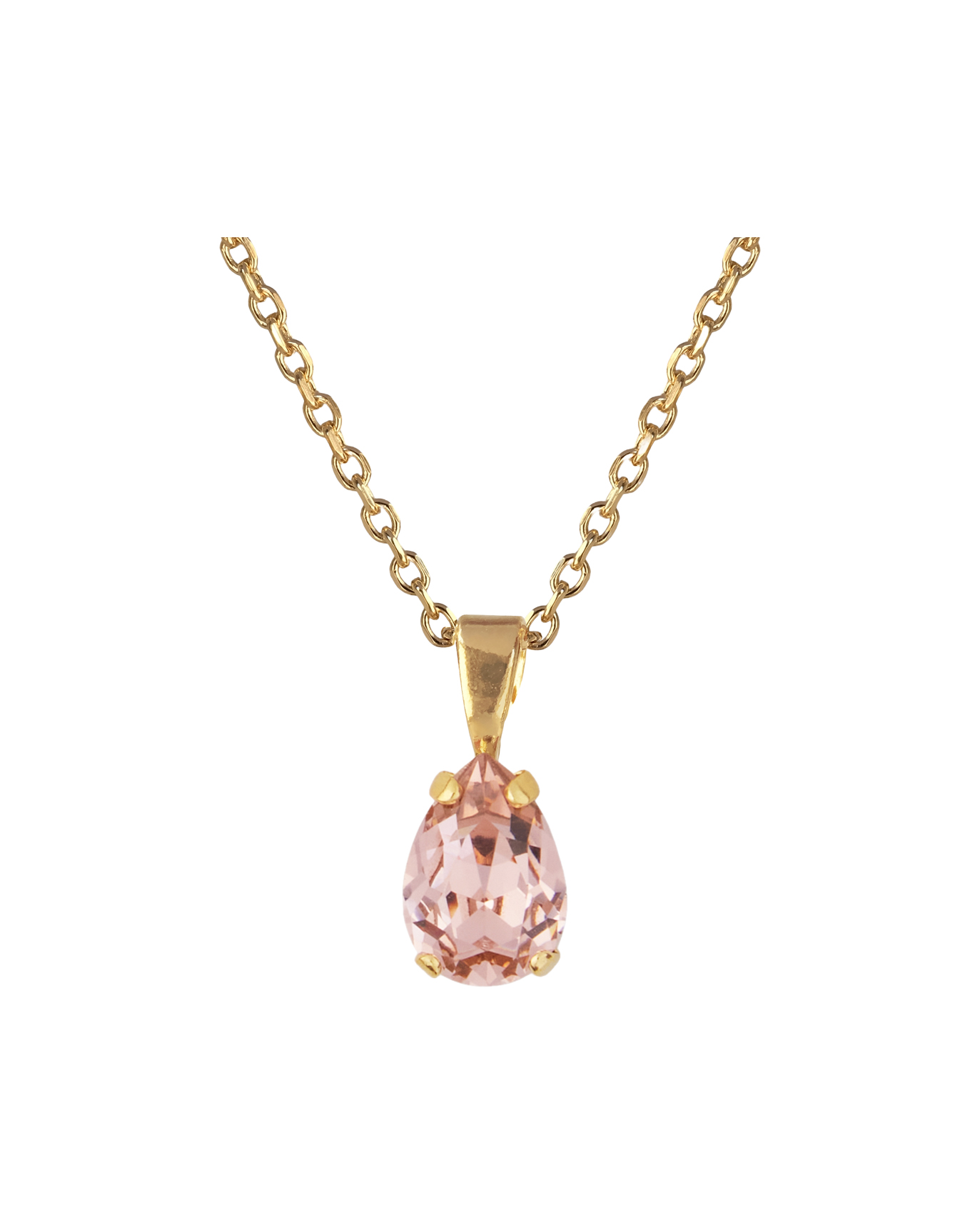 Caroline Svedbom Halsband petite drop necklace vintage rose NK