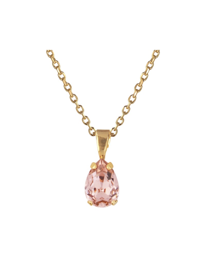 Halsband petite drop necklace vintage rose 1